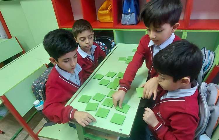 ریاضی : آموزش و انجام دست ورزی الگوی هندسی