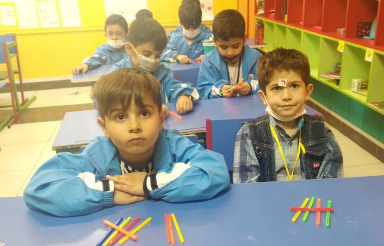 :ریاضی آموزش چوب خط، کلاس پرتقال 2