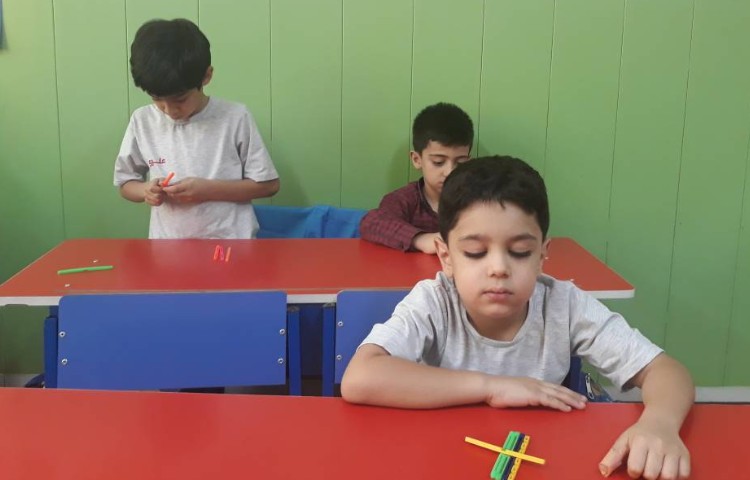 :ریاضی آموزش چوب خط، کلاس گیلاس 5