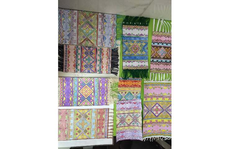 ریاضی اجرای فرشینه «مبحث تقارن» 1