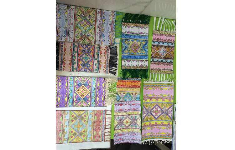 ریاضی اجرای فرشینه «مبحث تقارن» 2