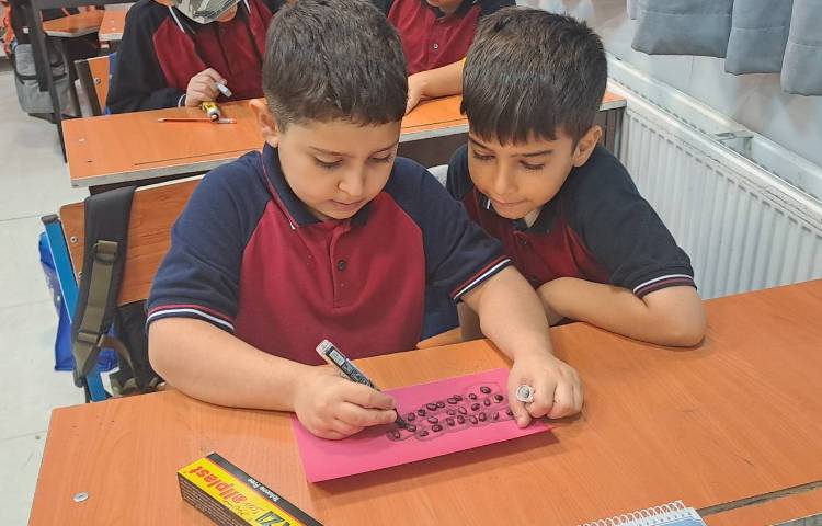 ریاضی الگویابی و دست ورزی شمارش چندتا چندتا 1