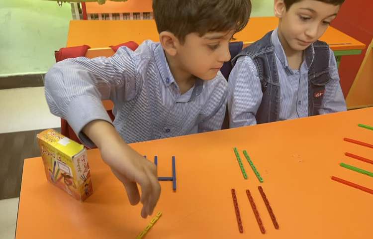 ریاضی (اموزش چوب خط) 2