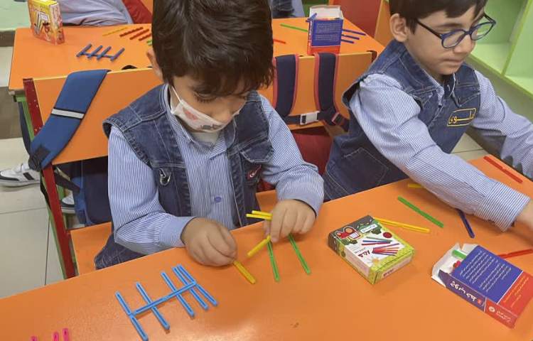 ریاضی (اموزش چوب خط)