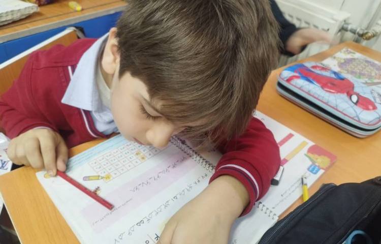 ریاضی انجام کتاب ریاضی ( شمارش اعداد، شمارش 5تا5تا )