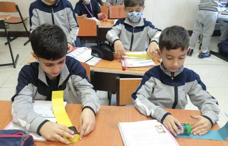 ریاضی: اندازه گیری با نوار کاغذی 2