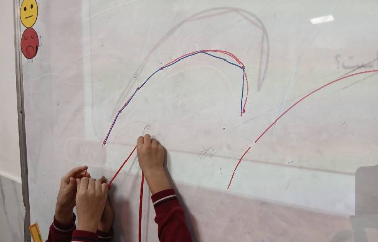 ریاضی_ اندازه‌گیری منحنی با کمک خط راست