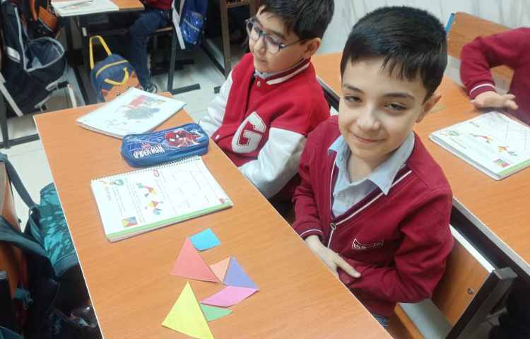 ریاضی ( بازی با اشکال هندسی ) 4