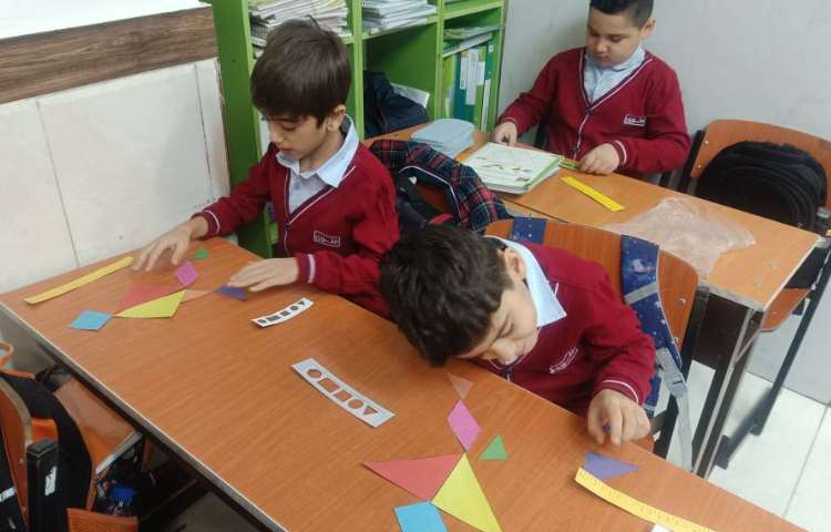 ریاضی ( بازی با اشکال هندسی ) 5