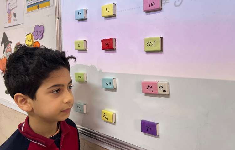 ریاضی بازی قبل و بعد اعداد 7