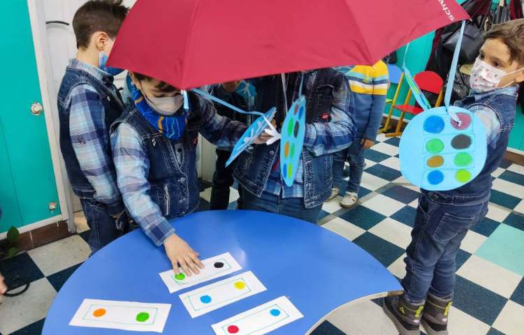 :ریاضی، بازی هدفمند چتر چرخان جهت یادگیری الگویابی 3