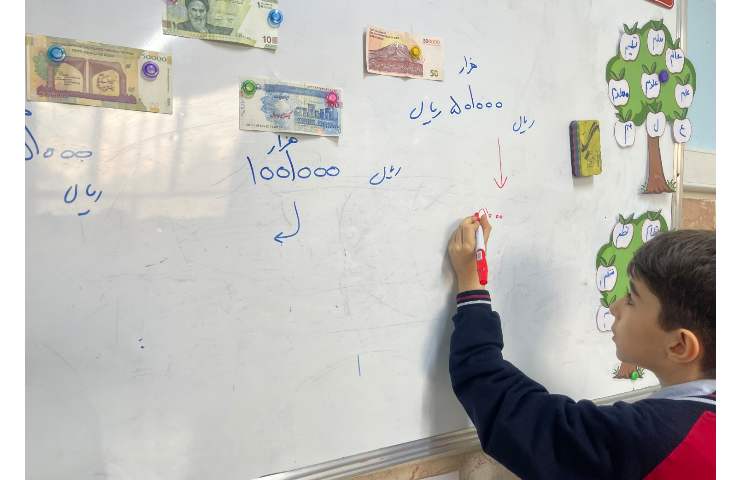 ریاضی ،تبدیل‌واحد پول،کلاس3/2خانم کوچک 2