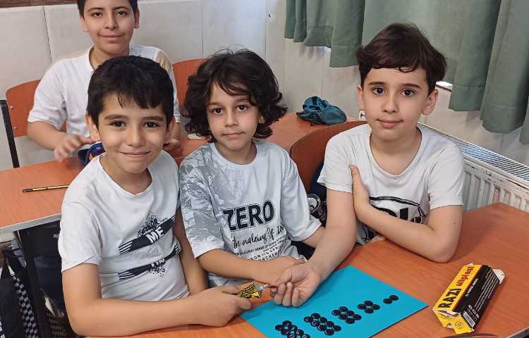 ریاضی تدریس الگو کاربرگ و کاردستی 3