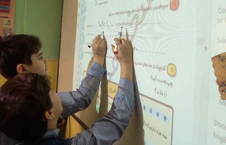 ریاضی تدریس انیمیشنی مبحث حاصل ضرب به روش مستطیل