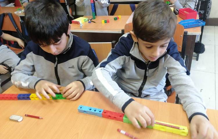 ریاضی : تدریس مبحث اندازه گیری با چینه 1