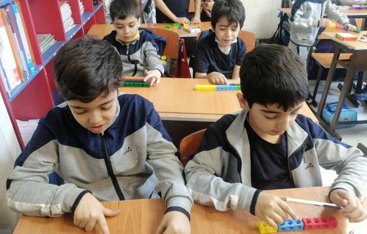 ریاضی : تدریس مبحث اندازه گیری با چینه 2