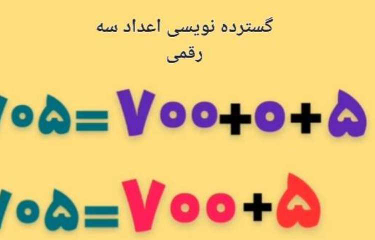 ریاضی تدریس گسترده نویسی