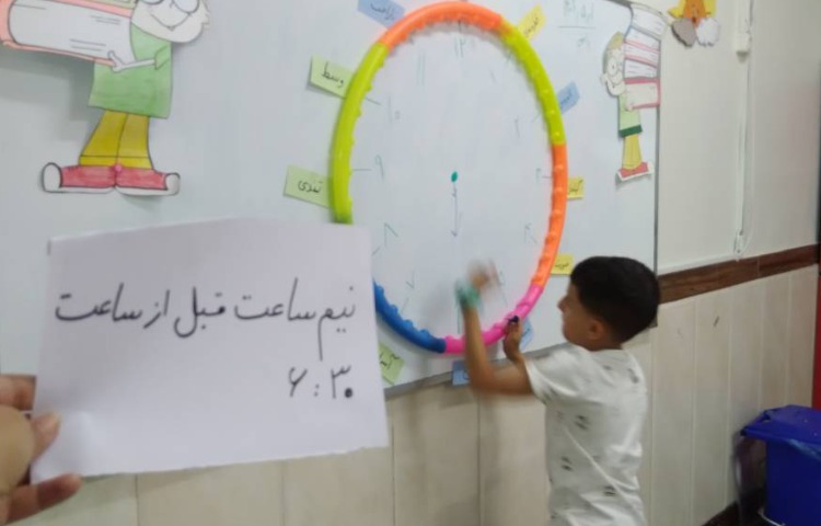 ریاضی: تقویت جمله سازی و ساعت