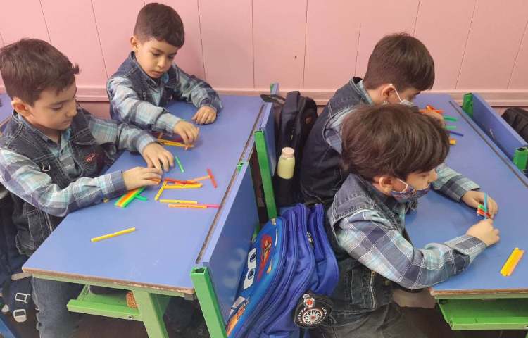 :ریاضی، تمرین ساخت دسته 5 تایی 2