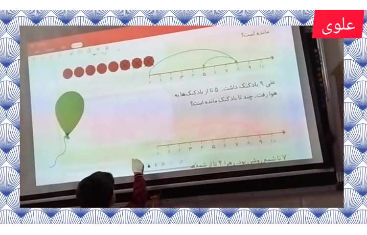 ریاضی تم ( 19) حل مسئله ( تفریق)با شکل و محور 1