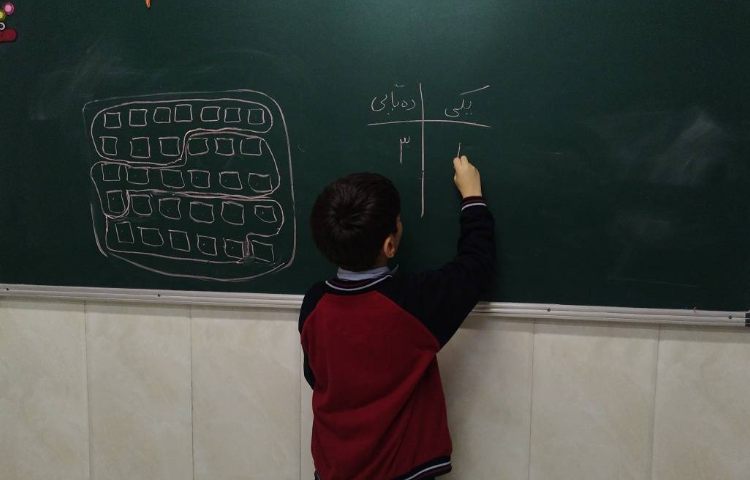 ریاضی تکرار و تمرین دسته ها و جدول ارزش مکانی 3