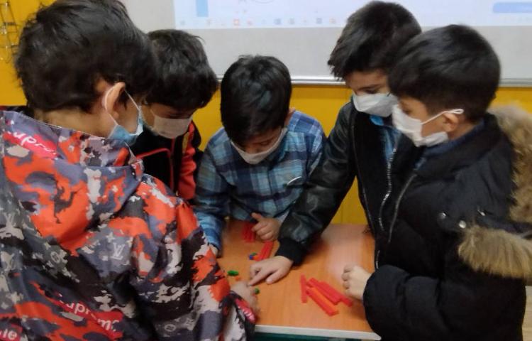 :ریاضی، جمع و تفریق فرآیندی،کلاس فضانوردان 1