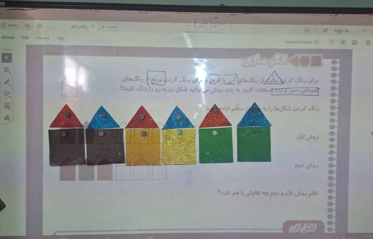 ریاضی، حل مسئله به روش الگو سازی 3