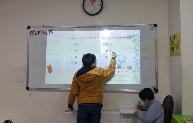 ریاضی- حل پرسش‌های مبحث درصد توسط دانش‌آموزان عزیز 4