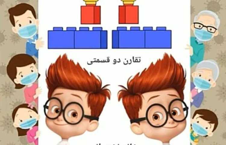 ریاضی داستان خط تقارن صفحه 46 کتاب ریاضی