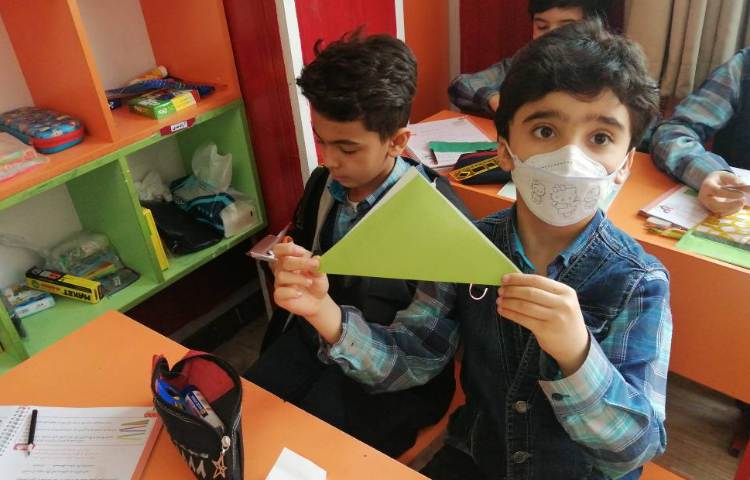 :ریاضی، دست ورزی آموزش مفهوم کسر 5