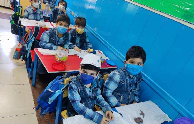 :ریاضی، دست ورزی اعداد 1 تا 10 با استفاده از خمیر 2