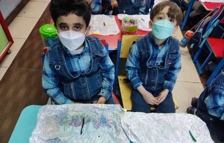 :ریاضی، دست ورزی اعداد 1 تا 10 با استفاده از خمیر