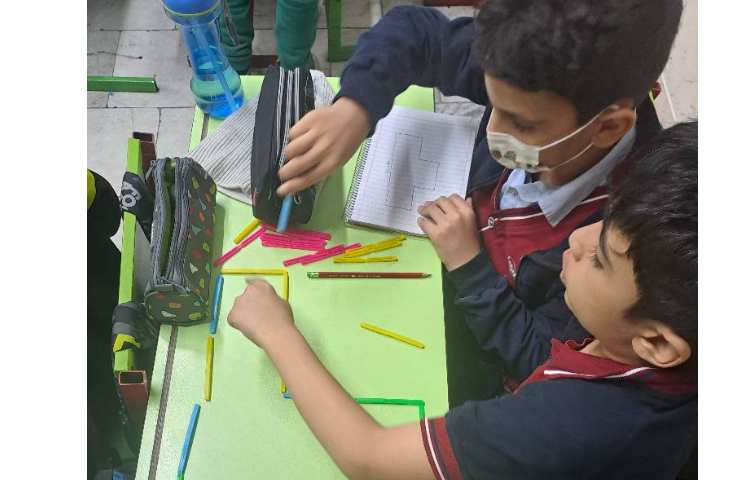 ریاضی دست ورزی با چوب خط جهت تثبیت مبحث محیط اشکال 3