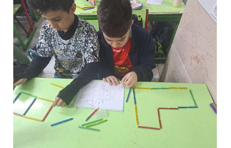 ریاضی دست ورزی با چوب خط جهت تثبیت مبحث محیط اشکال 5