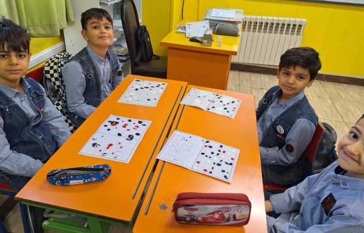 ریاضی دست ورزی تقارن دو قسمتی تلفیق هنر و ریاضی 3