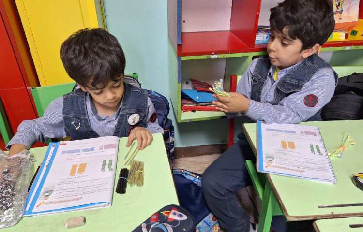 ریاضی، دست ورزی جمع و تفریق دو رقمی