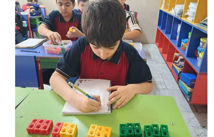 ریاضی دست ورزی شمارش چندتا چندتا