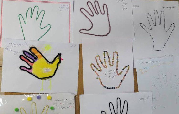 :ریاضی، دست ورزی مبحث محیط، محیط دست بچه ها 3