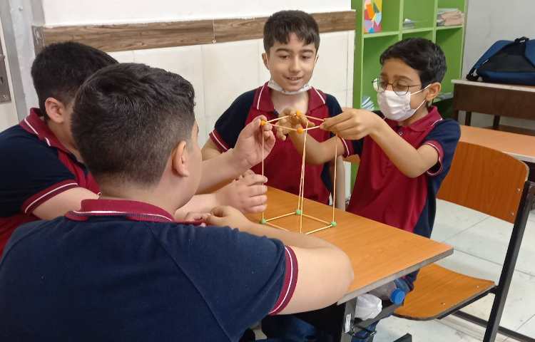 ریاضی - ساخت اشکال سه بعدی 3