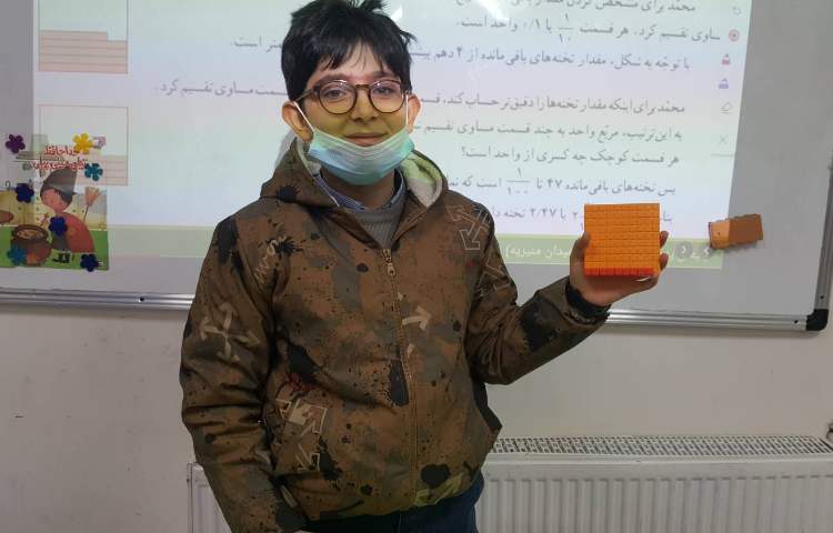 ریاضی -ساخت اعداد اعشاری به کمک کوئیزنر 1