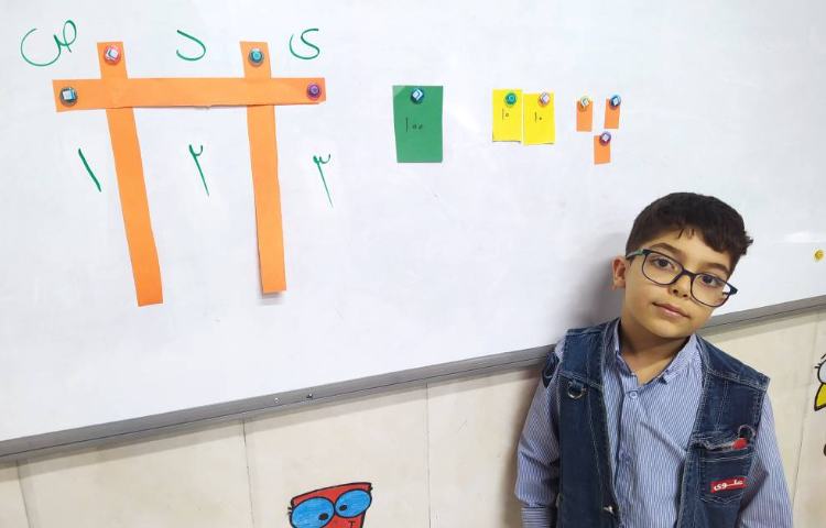 ریاضی- ساخت اعداد سه رقمی و قرار دادن آن در جدول ارزش مکانی