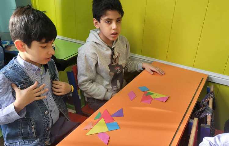 ریاضی صفحه 41 تانگرام 4