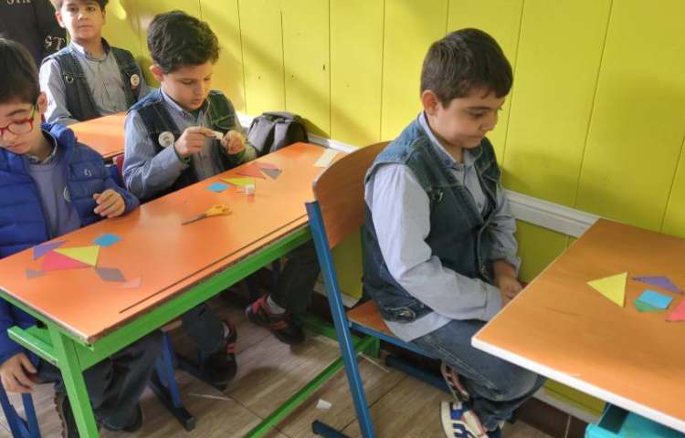 ریاضی صفحه 41 تانگرام