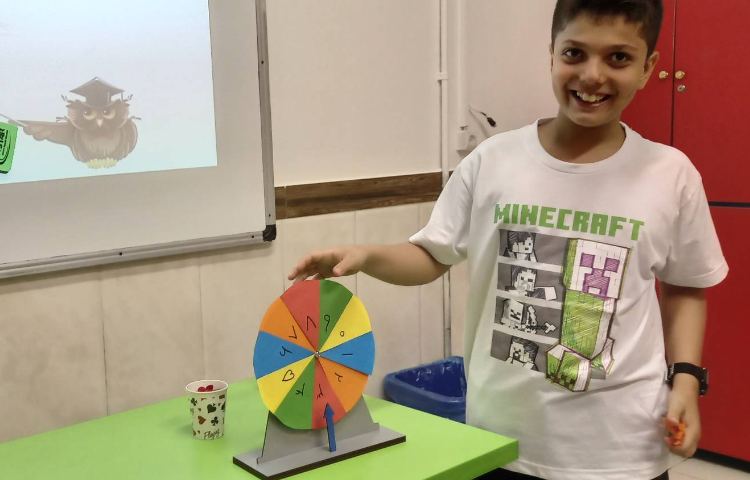 ریاضی - عددنویسی با بازی گردونه