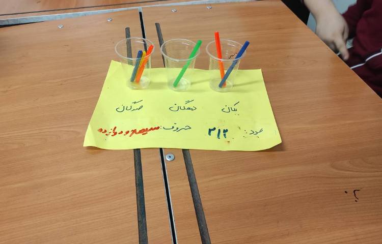 ریاضی عدد سازی سه رقمی 1