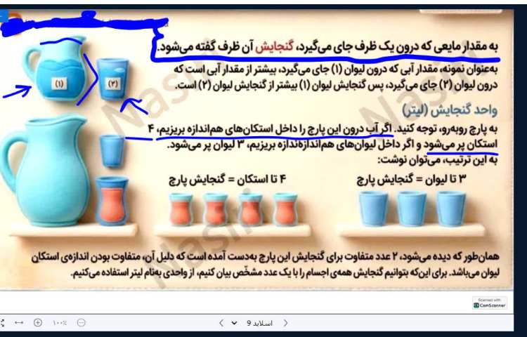 ریاضی، فارسی 5