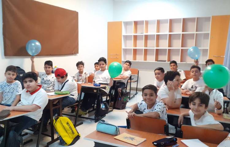 ریاضی مبحث الگو‌ها همراه با بازی بادکنکی