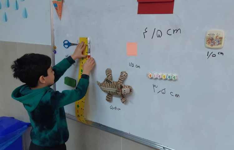 ریاضی: مبحث اندازه گیری و آشنایی با سانتی متر و میلی متر 5