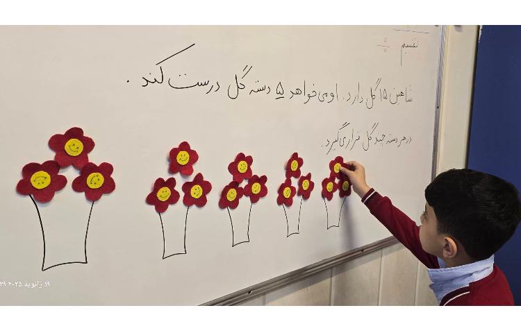 ریاضی -مبحث: تدریس تقسیم 6