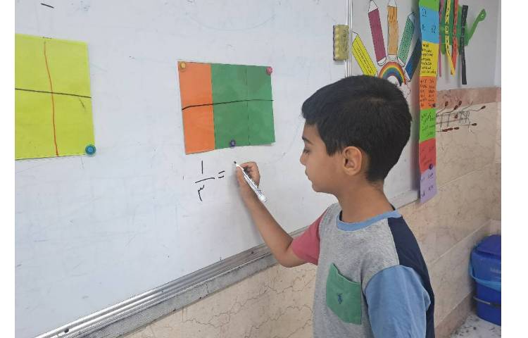 ریاضی مبحث تساوی کسرها 2